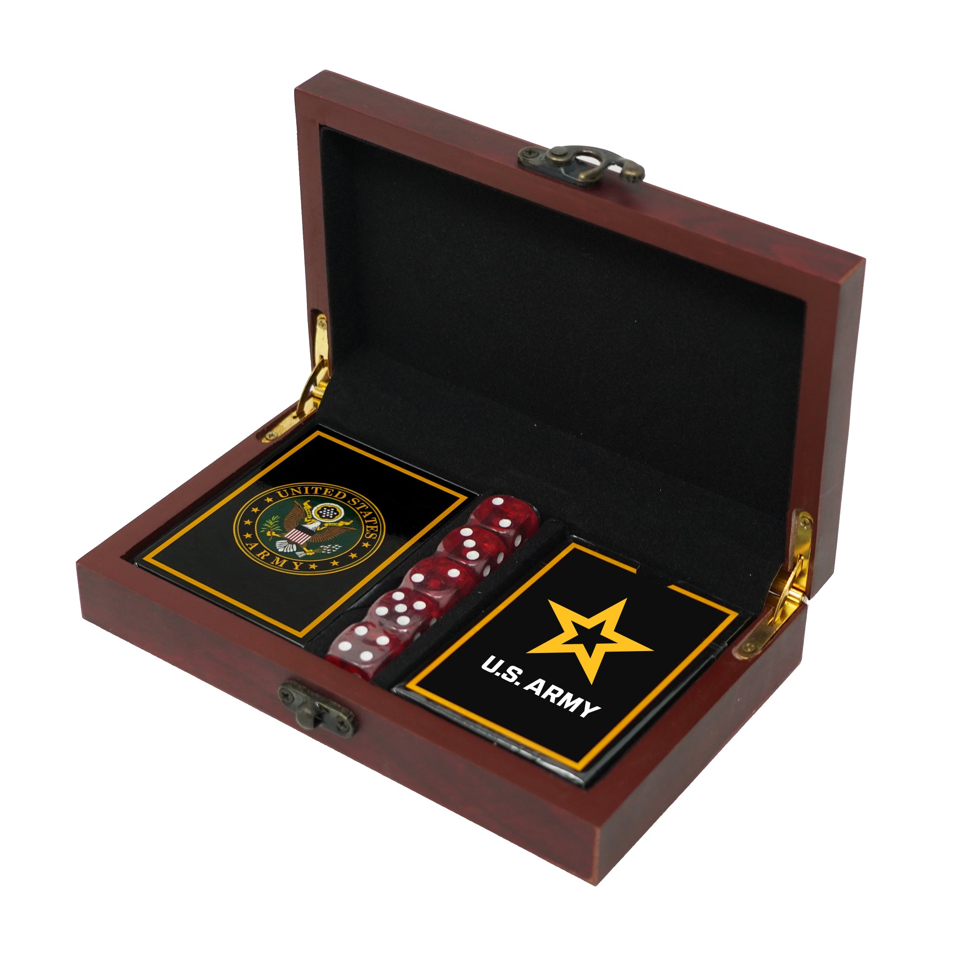 Army Playing Cards with Dice USA Gift Set