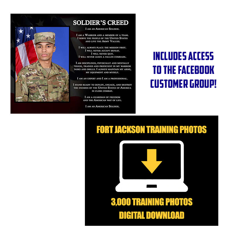 Training Photos with Soldier's Creed