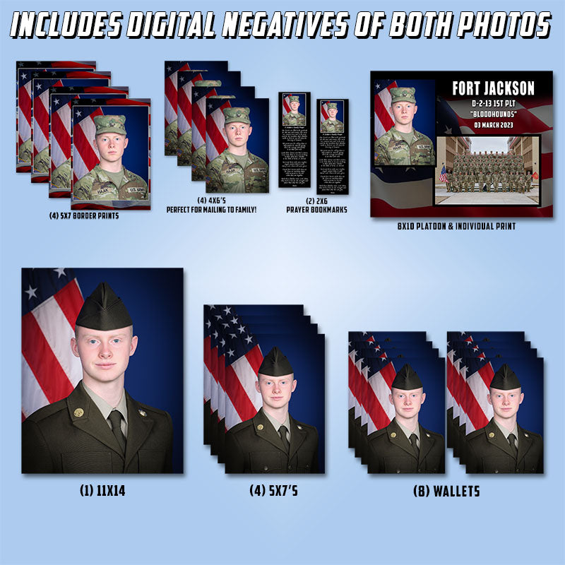 Dress & OCP Portrait Bundle - With BOTH Digital Negatives