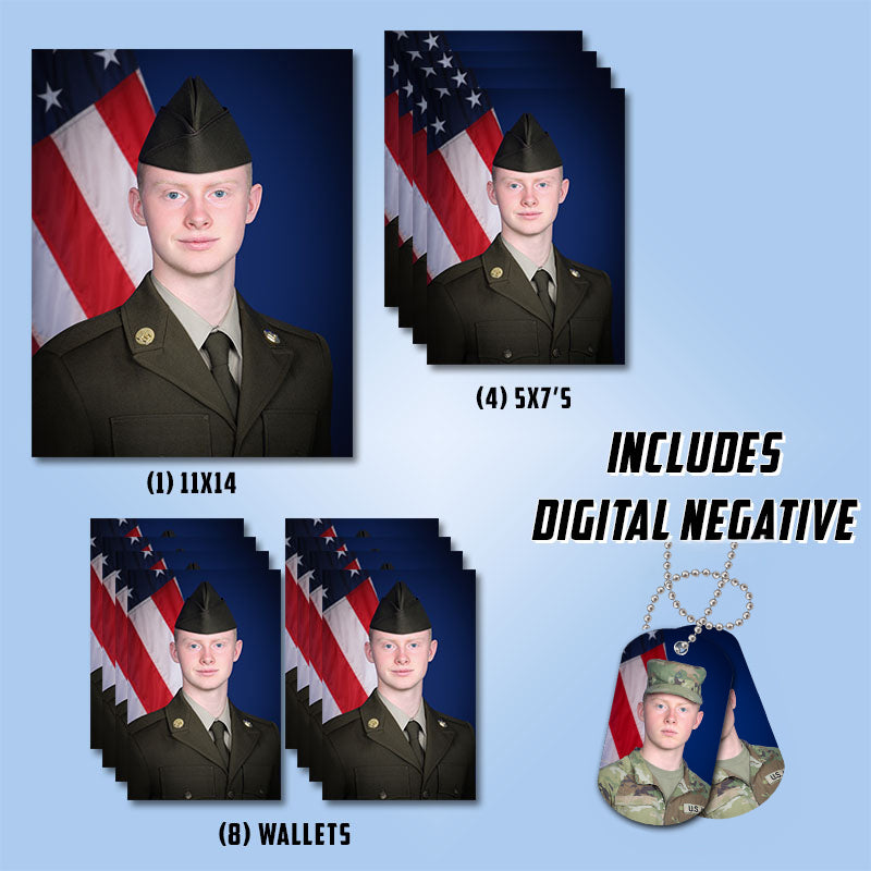 Dress Package with DIGITAL NEGATIVE* Plus Dog Tags