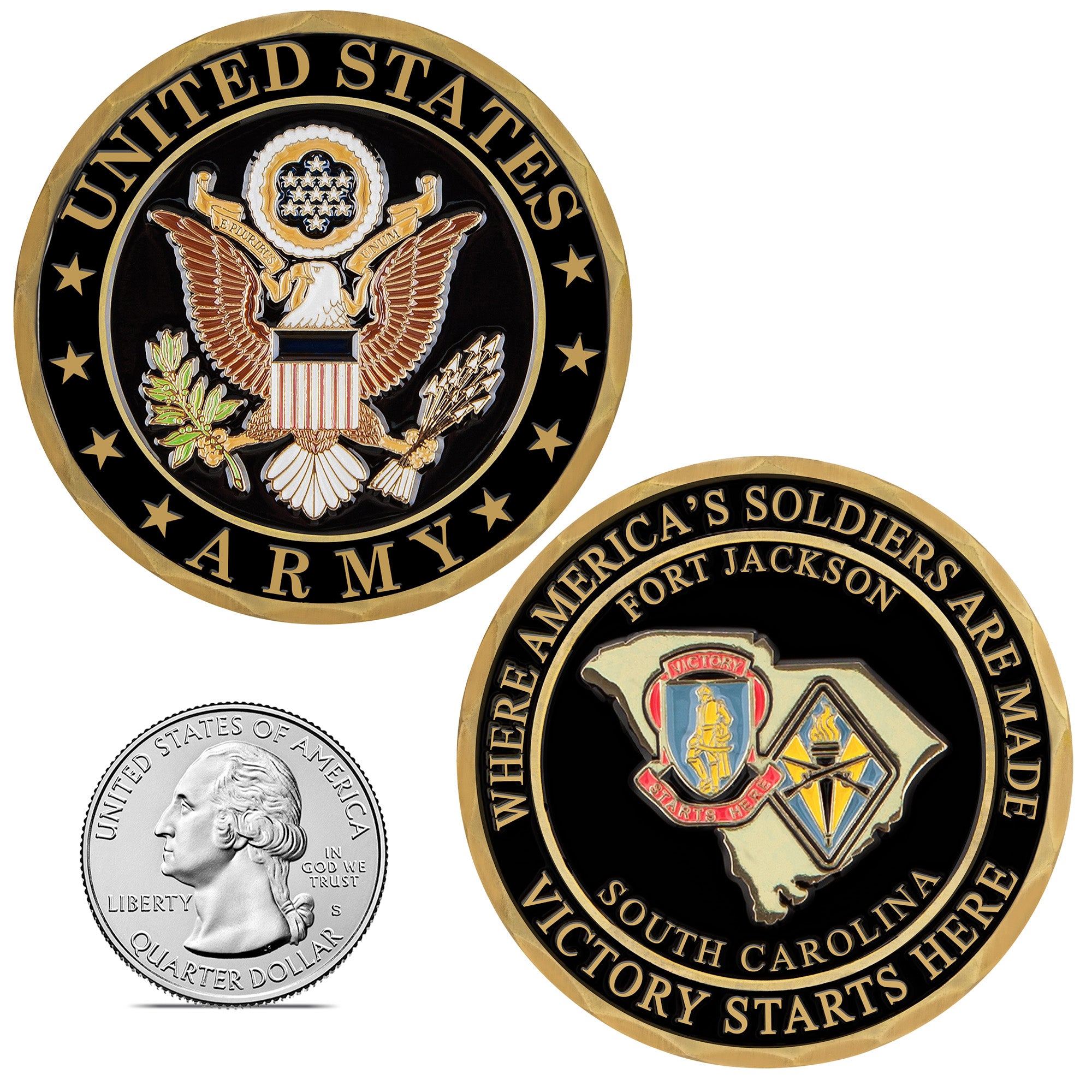 Fort Jackson Challenge Coin-Army Coins for Soldiers