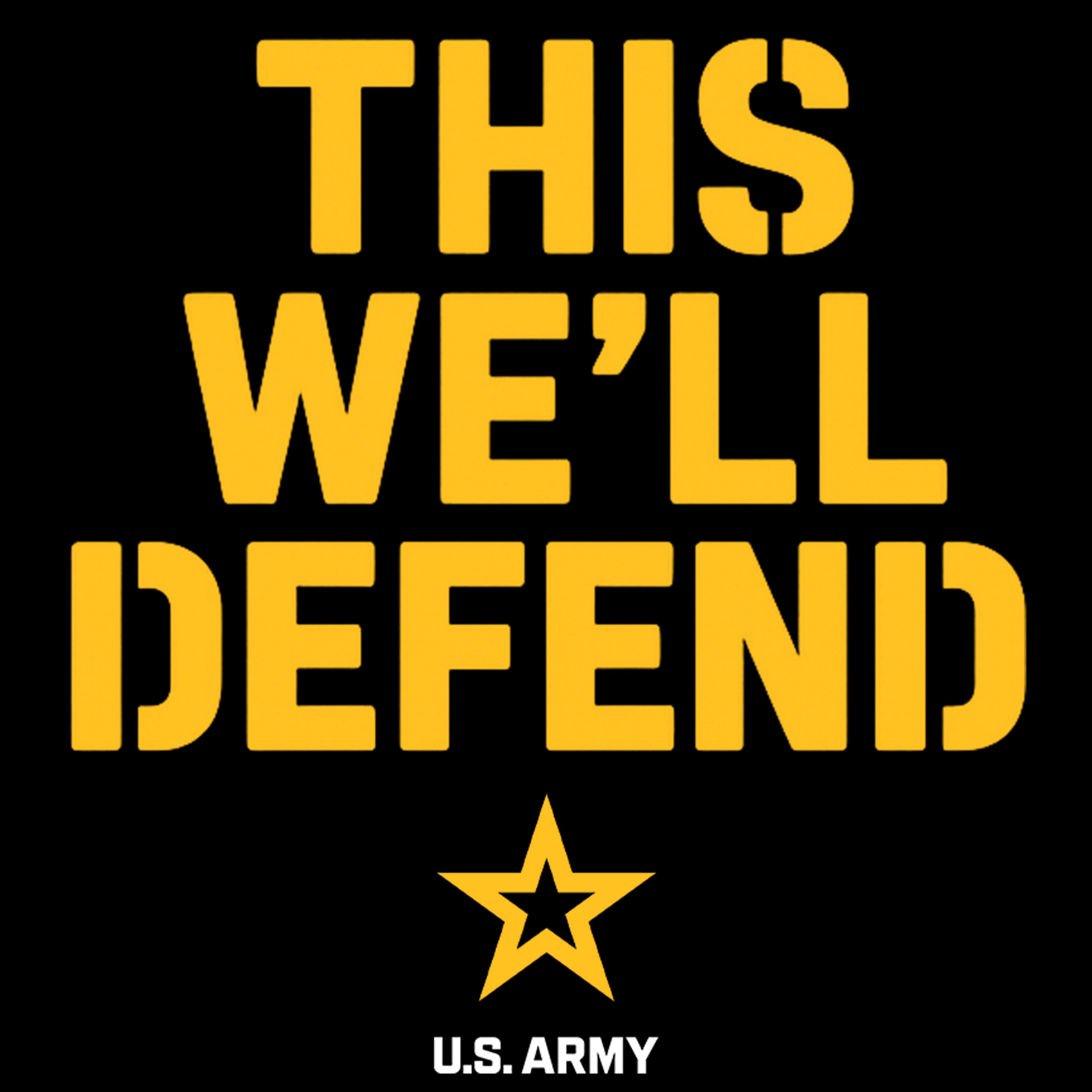 This We'll Defend Army T-shirt