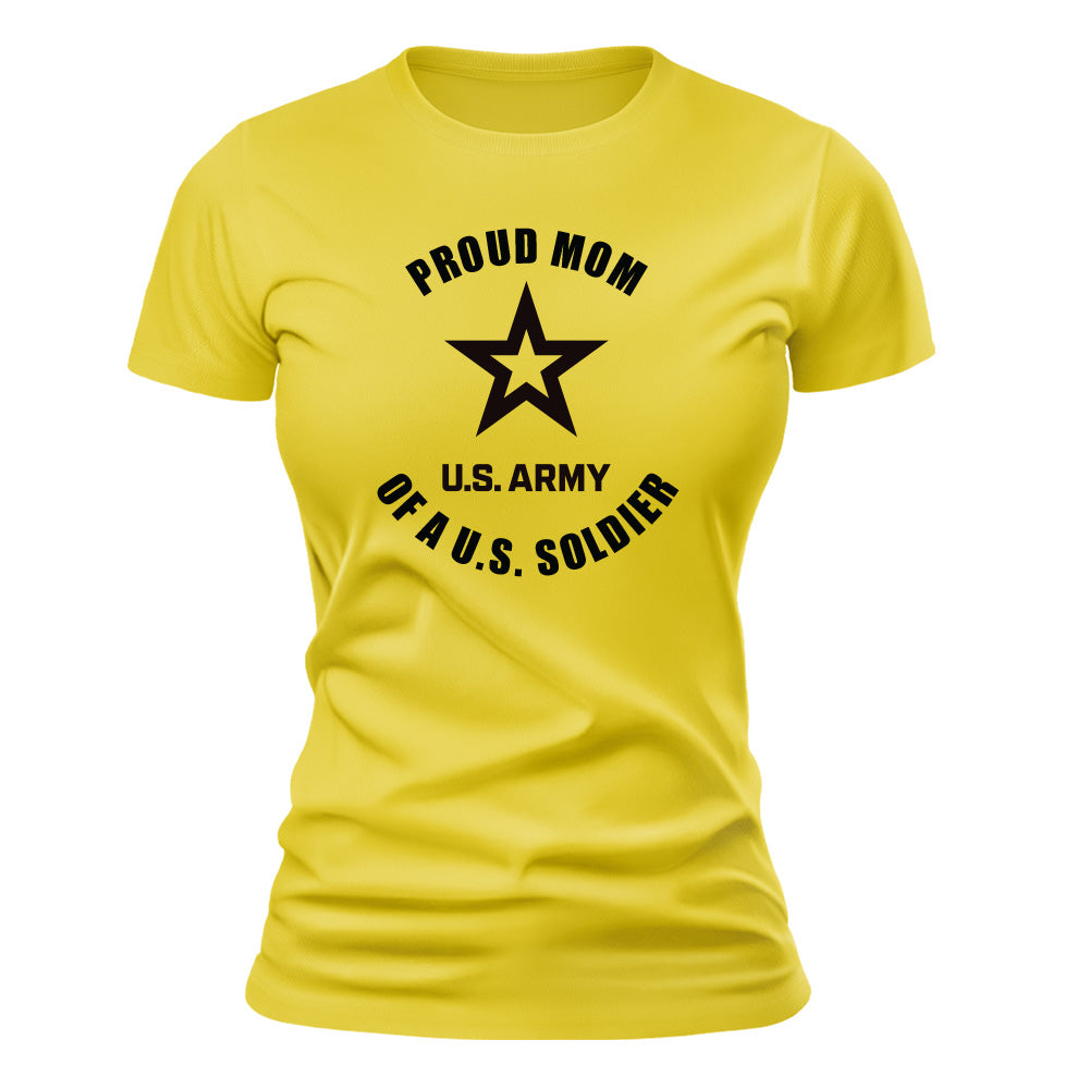 Ladies Proud Family of a United States Soldier - Graduation T-shirt