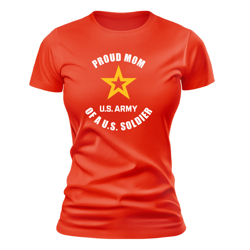 Ladies Proud Family of a United States Soldier - Graduation T-shirt