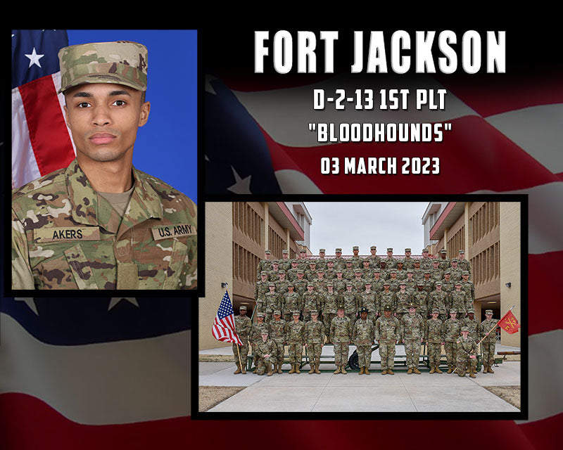 Fort Jackson Training Photos with Combined 8X10 "Mate" Photo Print