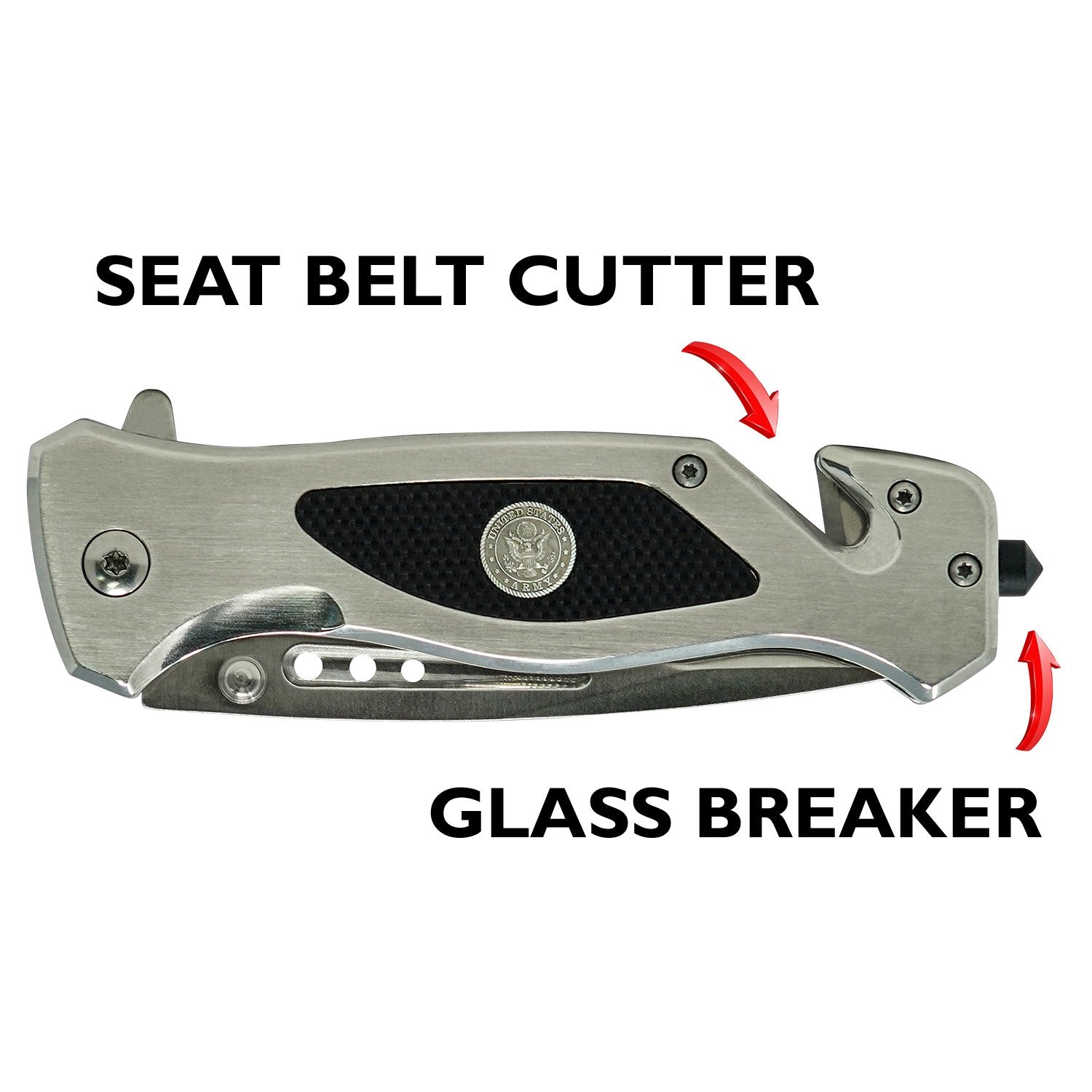 Army Folding Elite Tactical Knife - Spring Assisted Army Rescue Knife