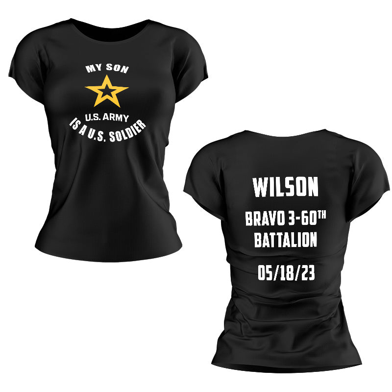 Women s Custom Army Family Day T shirts