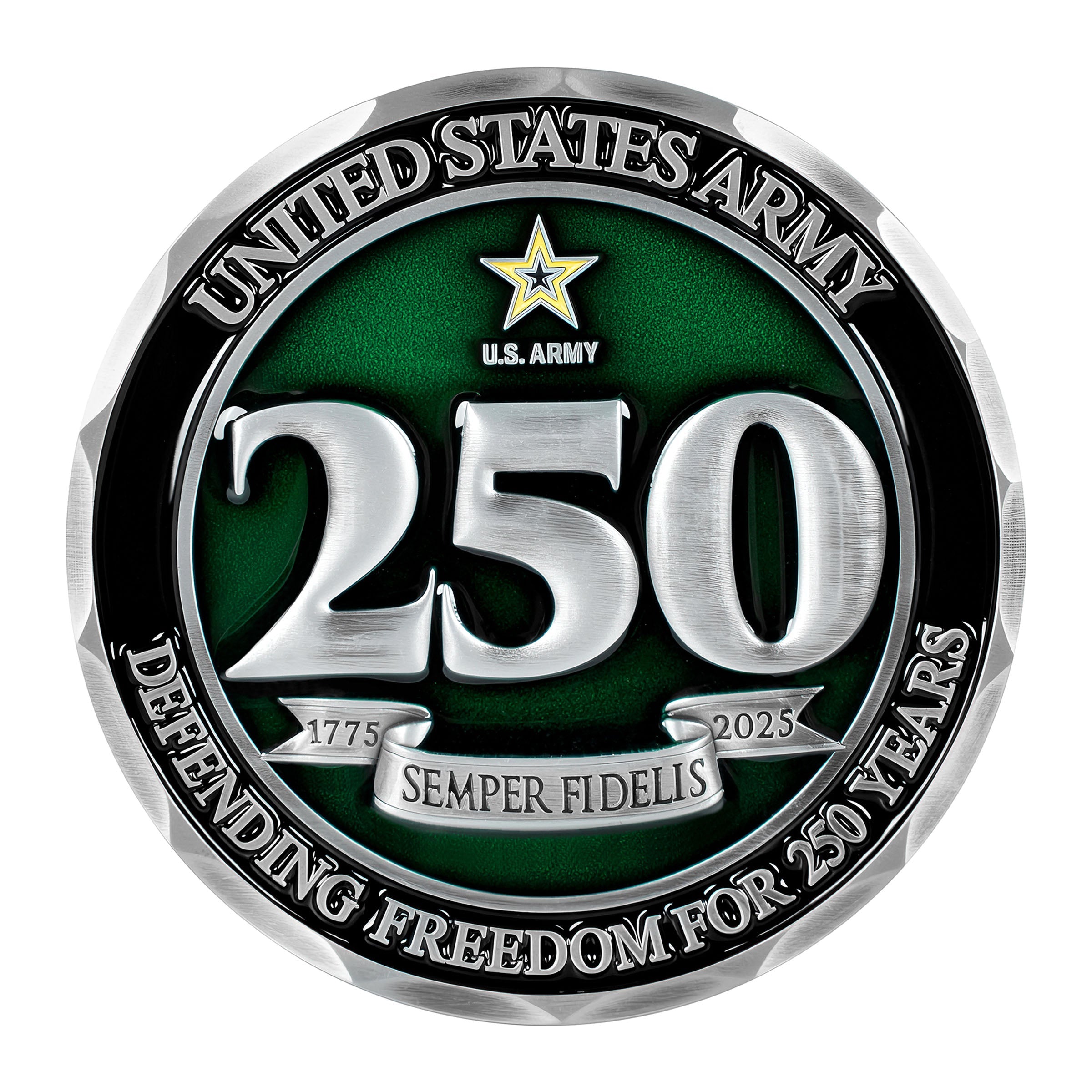 Army 250th birthday challenge coin