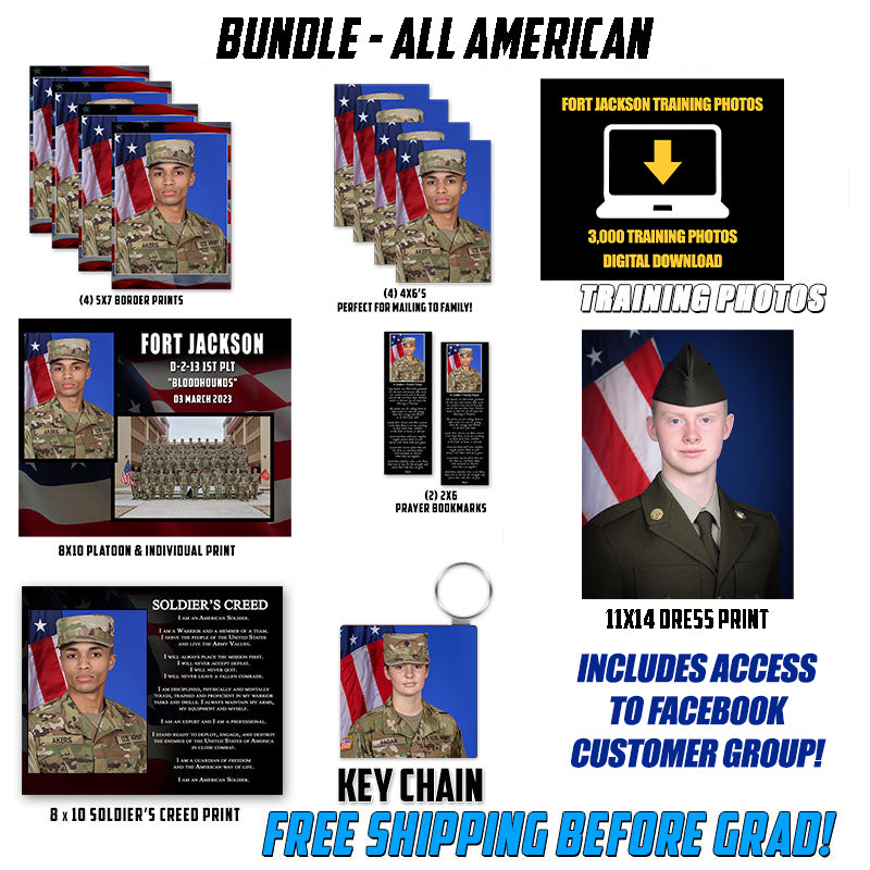 Bundle - All American - FREE Shipping BEFORE Graduation