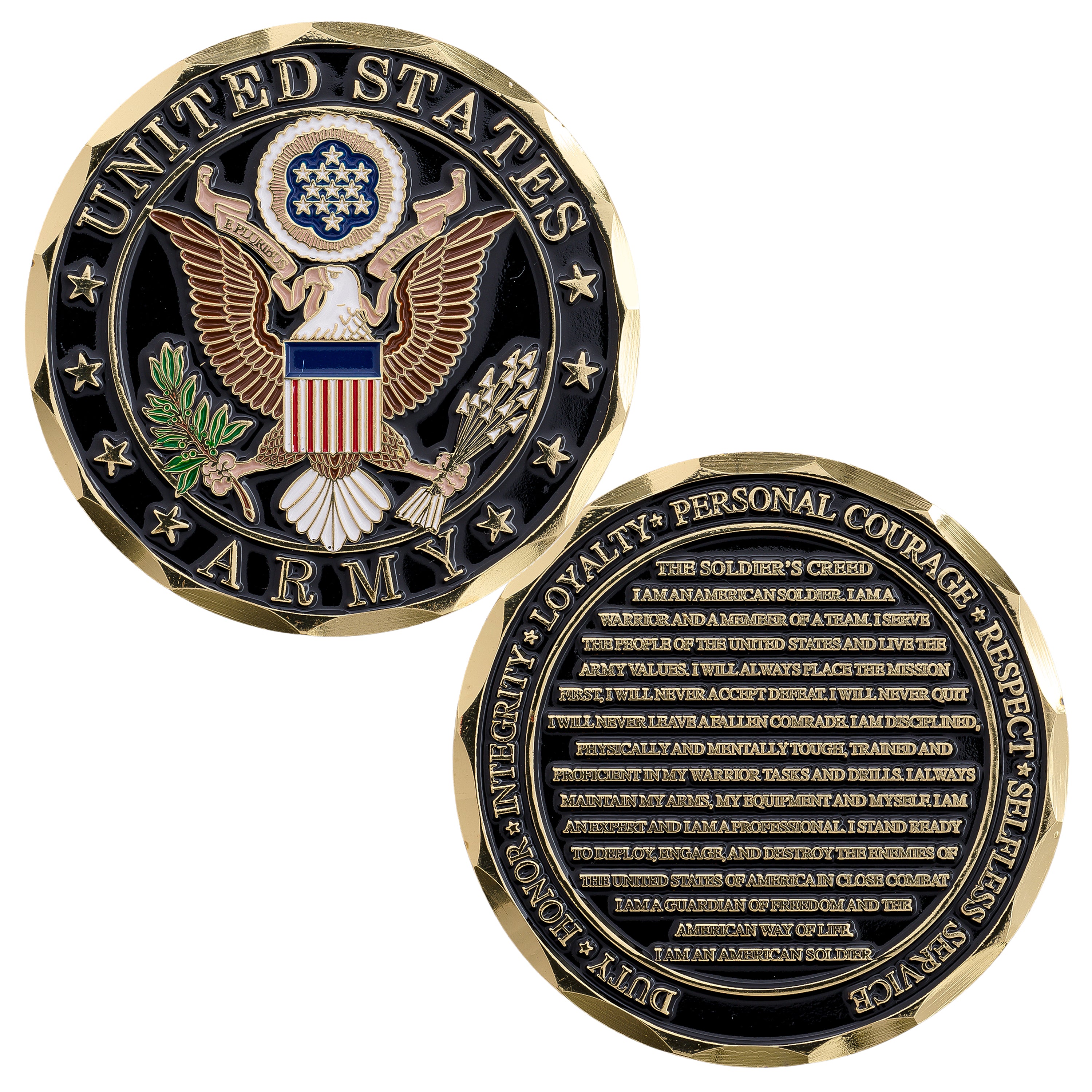soldier's creed challenge coin