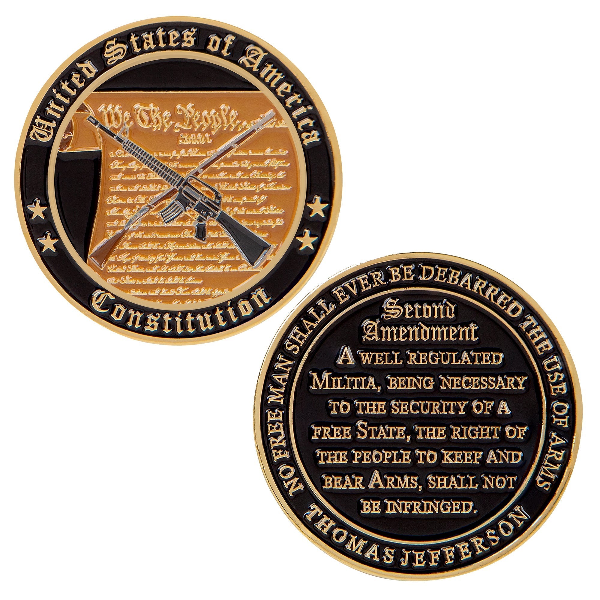 2nd Amendment Challenge Coin