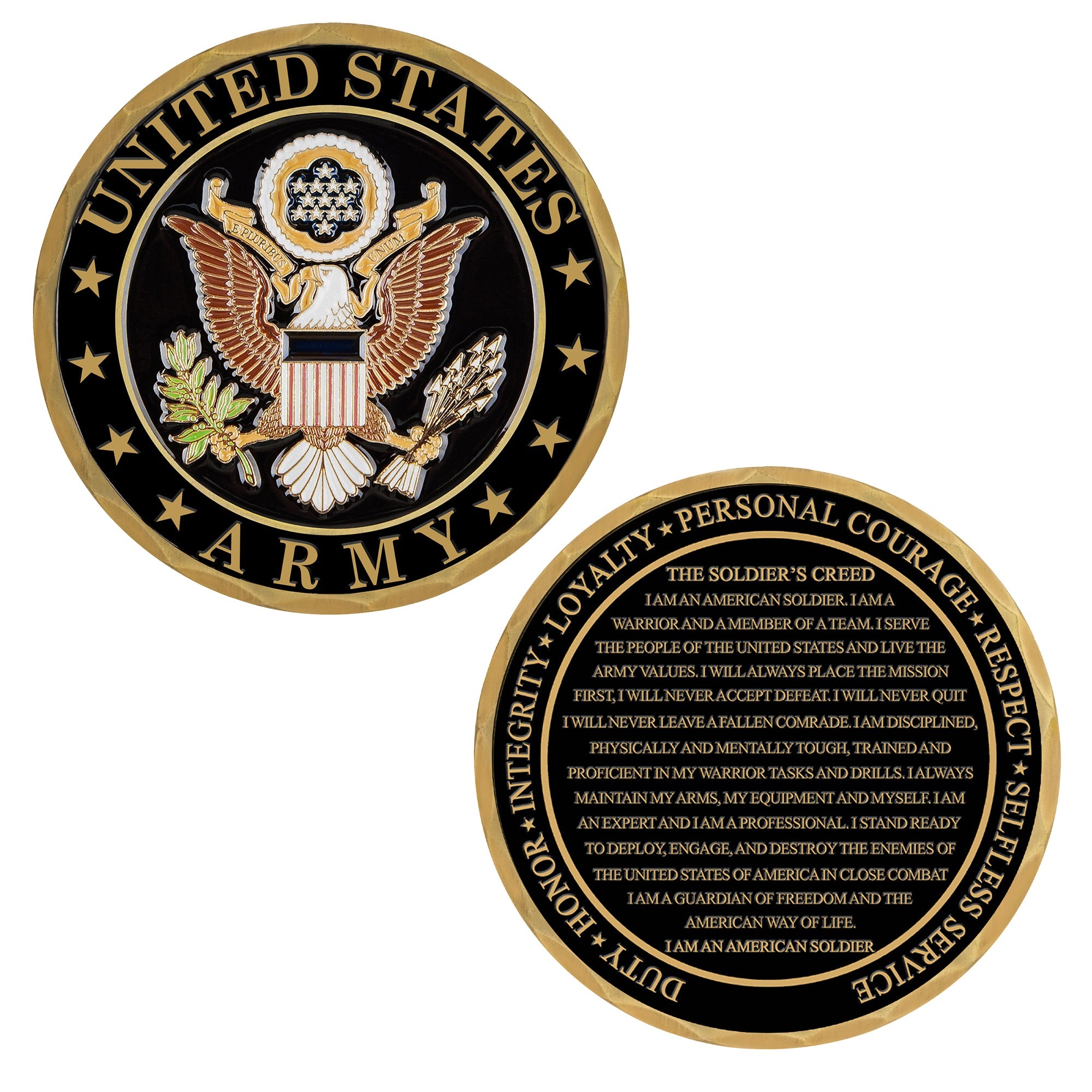 soldier's creed challenge coin