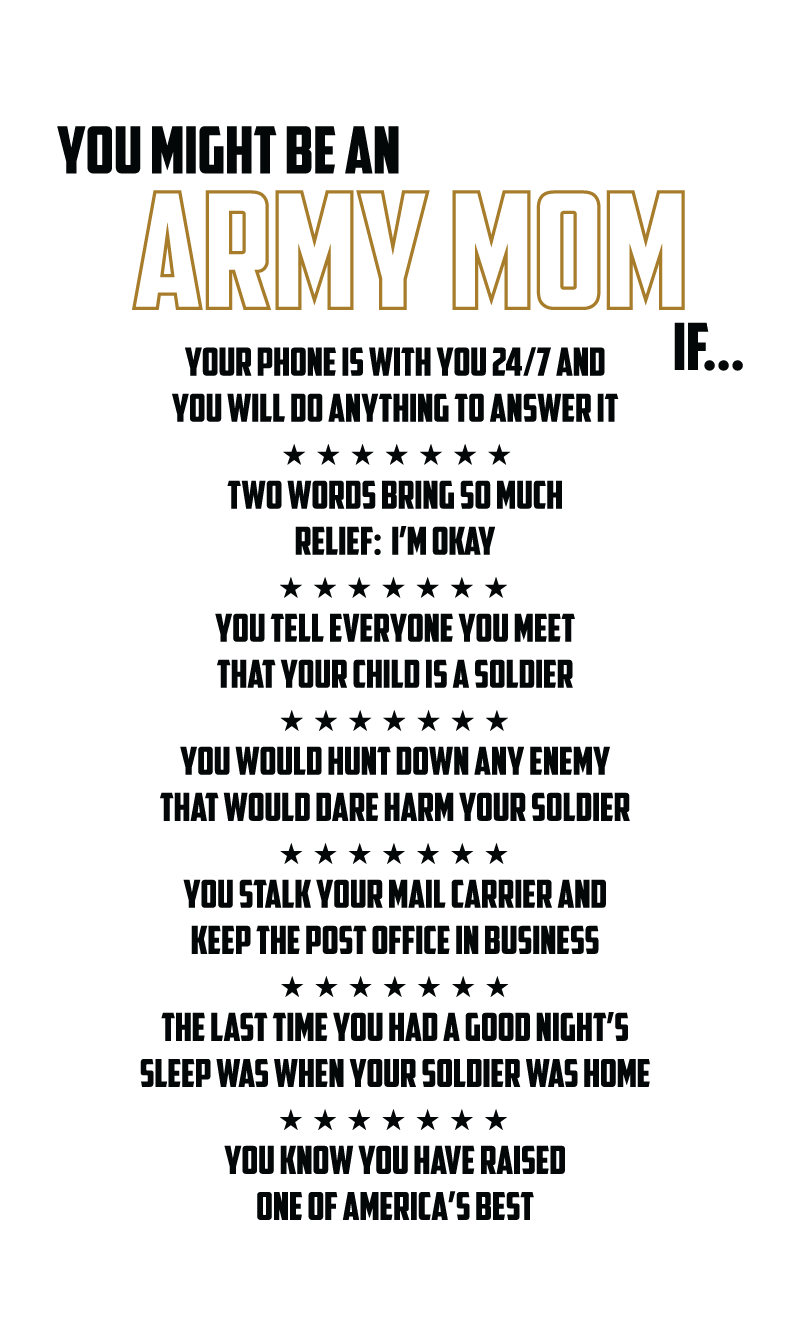 You Might Be an Army Family If – Army Graduation T-shirt