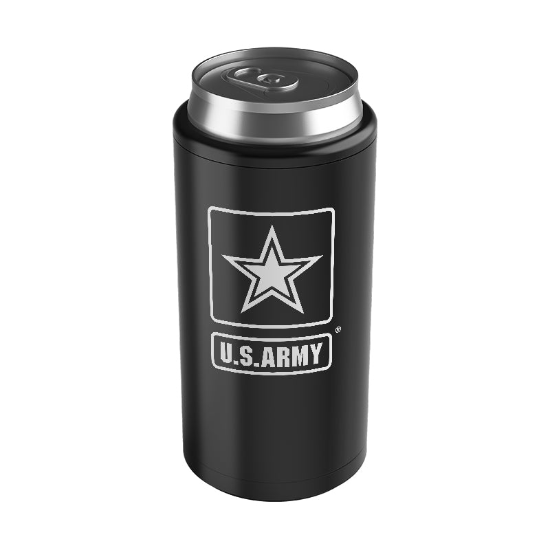 Army Bottle Cooler - Insulated Stainless Steel US Army Can Cooler Gift